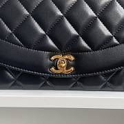 Chanel Vintage Princess Diana Black Bag 22.5x14x7cm - 3