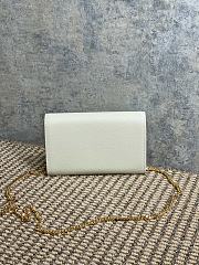 YSL Mini Envelope White Bag 19x12x4cm - 3