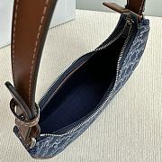 Celine AVA Underarm Bag New Color Denim Print 24.5x17x9 cm - 6