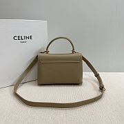 CELINE TEEN NINO BAG IN TRIOMPHE CANVAS BEIGE 20.5 X 13 X 8 CM - 5