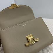 CELINE TEEN NINO BAG IN TRIOMPHE CANVAS BEIGE 20.5 X 13 X 8 CM - 4