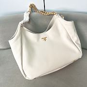 Prada Large Hobo Bag 1BA638 White 39x29x19cm - 1