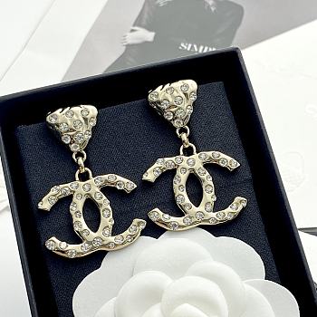 Chanel  large double c earrings