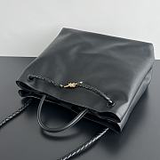 Bottega Veneta Andiamo Shoulder Bag Black 42x35x18 - 6