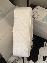 Chanel Mini Flap White Bag 19X24x9cm  - 6