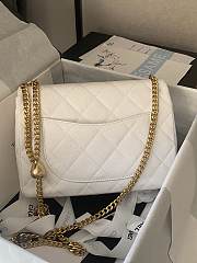 Chanel Mini Flap White Bag 19X24x9cm  - 3