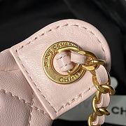 Chanel 24A Double C Enamel Buc Belt Light Pink 27cm - 6