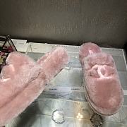 Chanel 24B New Fur Pink Slippers - 5