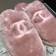 Chanel 24B New Fur Pink Slippers - 4