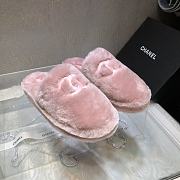 Chanel 24B New Fur Pink Slippers - 3