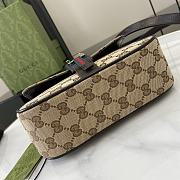 Gucci Mini GG Crossbody Bag Apricot Brown 21X14X6.5CM - 4