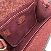 Gucci Jackie Small Tote Bag Burgundy 24X17.5X8.5CM - 5