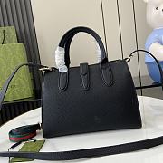 Gucci Jackie Small Tote Bag Black 24X17.5X8.5CM - 2