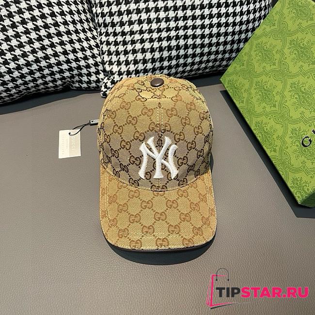 NY&Gucci Cooperation Baseball Cap - 1