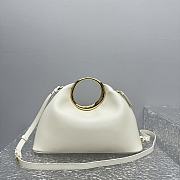 Jacquemu Ring Handbag Large White 33x14x25cm - 1