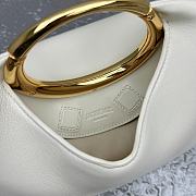 Jacquemu Ring Handbag Large White 33x14x25cm - 4