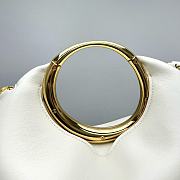 Jacquemu Ring Handbag Large White 33x14x25cm - 2