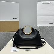 Jacquemu Ring Handbag Large Black 33x14x25cm - 1