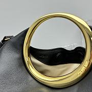 Jacquemu Ring Handbag Large Black 33x14x25cm - 3