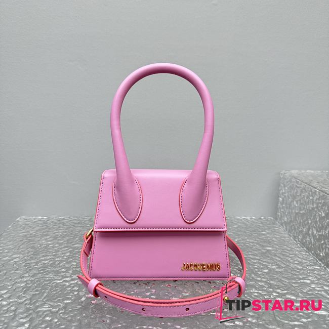 Jacquemus Mini Cutie Medium Pink 18x15.5x8cm - 1