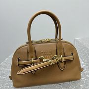 Miu Miu Aventure Shell Bag Brown 28x21x17cm - 1