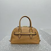 Miu Miu Aventure Shell Bag Brown 28x21x17cm - 5