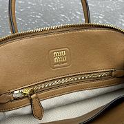 Miu Miu Aventure Shell Bag Brown 28x21x17cm - 4