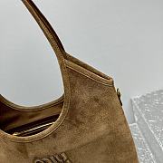 Miu Miu Hobo Underarm Bag Brown 40x35cm - 2