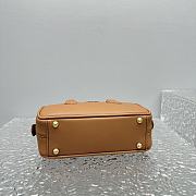 MiuMiu New Bowling Bag Softy Padded Small Brown 22x10.5x7.5cm - 4