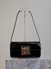 Miss Dior Flap Black Bag 22 x 11 x 6 cm - 1