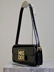 Miss Dior Flap Black Bag 22 x 11 x 6 cm - 2