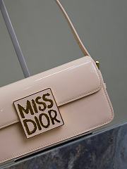 Miss Dior Flap Baby Pink Bag 22 x 11 x 6 cm - 5