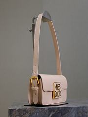 Miss Dior Flap Baby Pink Bag 22 x 11 x 6 cm - 3