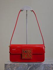 Miss Dior Flap Red Bag 22 x 11 x 6 cm - 1