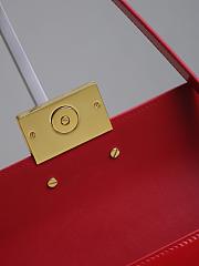 Miss Dior Flap Red Bag 22 x 11 x 6 cm - 5