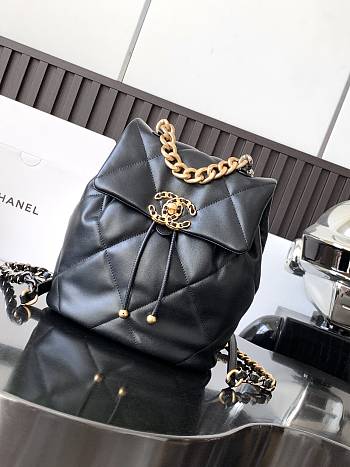 Chanel 24C 19bag Backpack 26×22×16cm