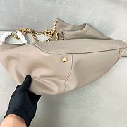 Prada Retro Tote Gray Gold Bag 39X29X19cm - 5