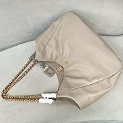 Prada Retro Tote Gray Gold Bag 39X29X19cm - 3