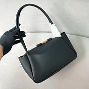 Prada SoftGrainhobo Underarm Black Bag 28X18X11cm - 6