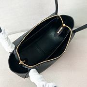 Prada SoftGrainhobo Underarm Black Bag 28X18X11cm - 2