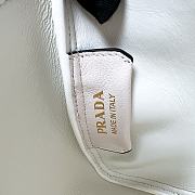 Prada SoftGrainhobo Underarm White Bag 28X18X11cm - 4