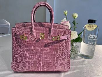 Hermes Birkin Crocodile Lilac 25cm