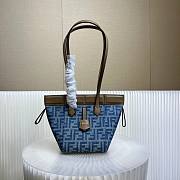 Fendi Mini Denim Origami Magic Bag 18.5cmx15x15cm - 1