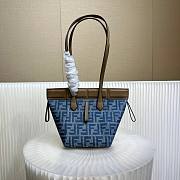 Fendi Mini Denim Origami Magic Bag 18.5cmx15x15cm - 3