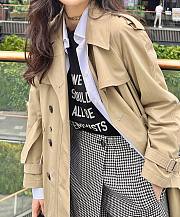 CD double-breasted trench coat  - 1