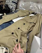 CD double-breasted trench coat  - 6