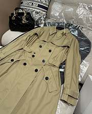 CD double-breasted trench coat  - 4