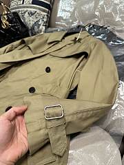 CD double-breasted trench coat  - 3