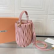 Miu Miu Bucket Small Pink Bag 17X15X10CM - 5