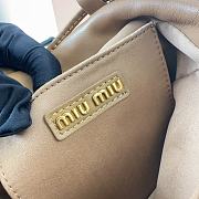 Miu Miu Bucket Small Dark Beige Bag 17X15X10CM - 4